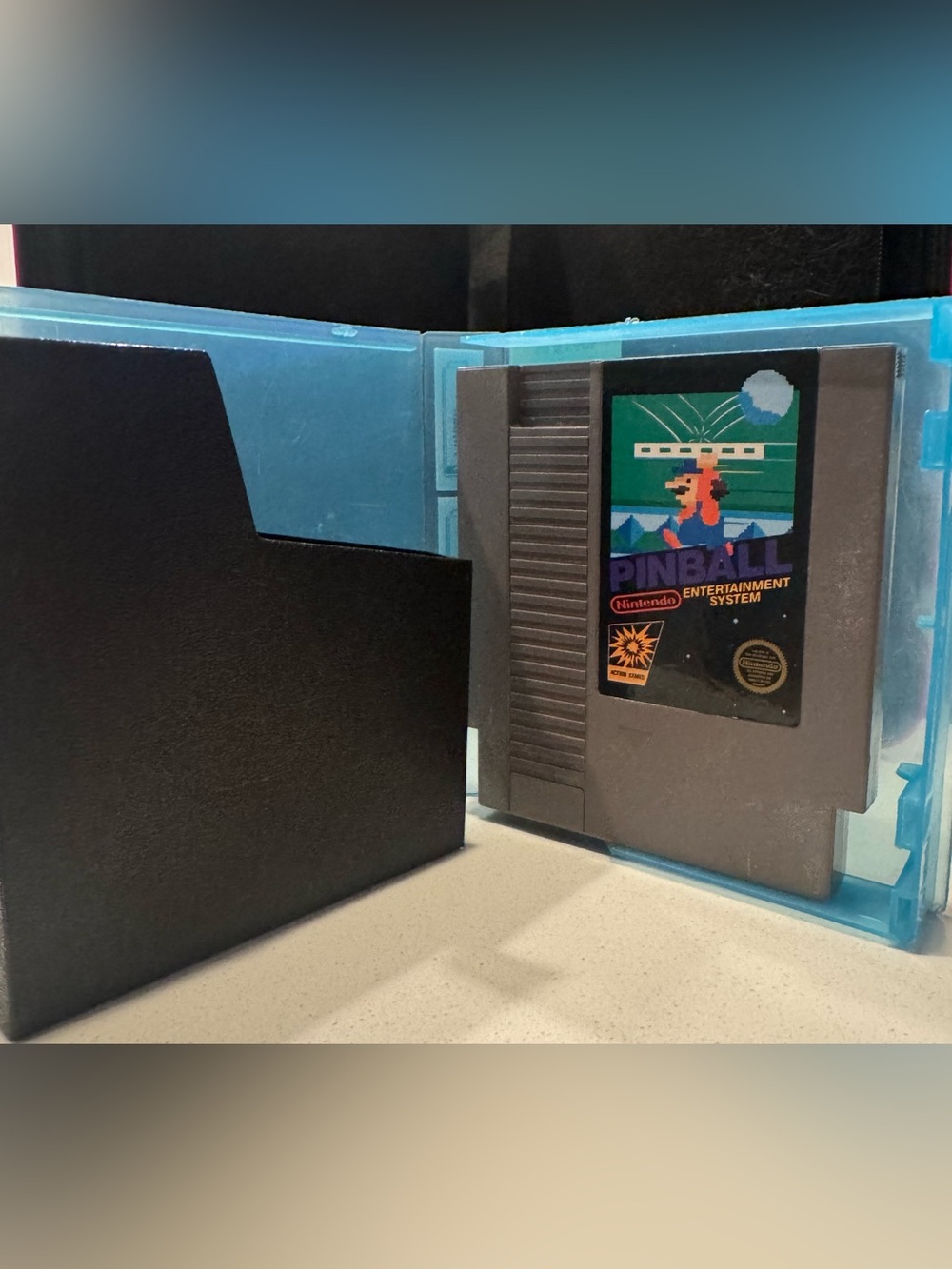 Nintendo Pinball NES Cartridge w/sleeve and Nintendo case - 5 screw - Authentic